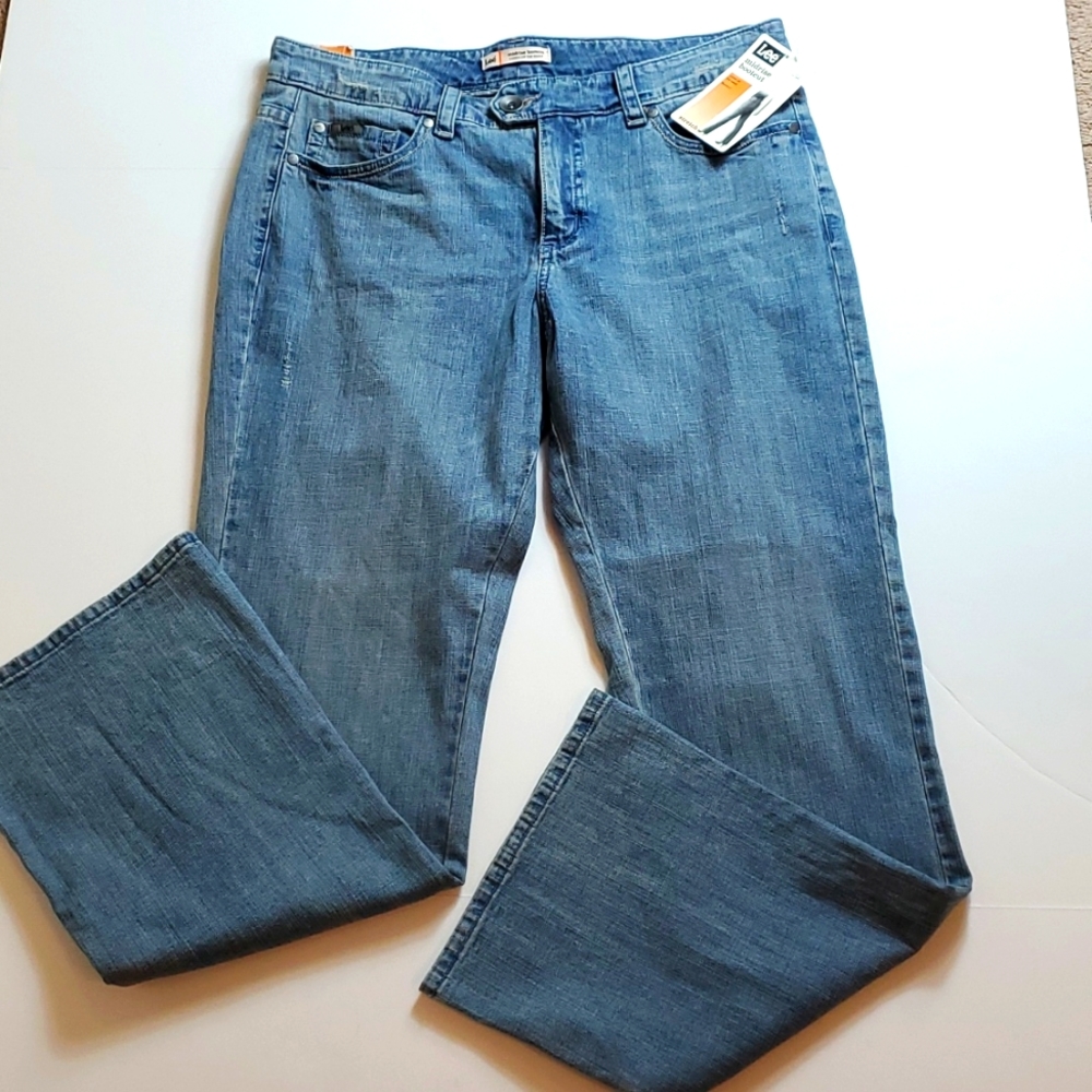 Lee mid rise boot cut jeans